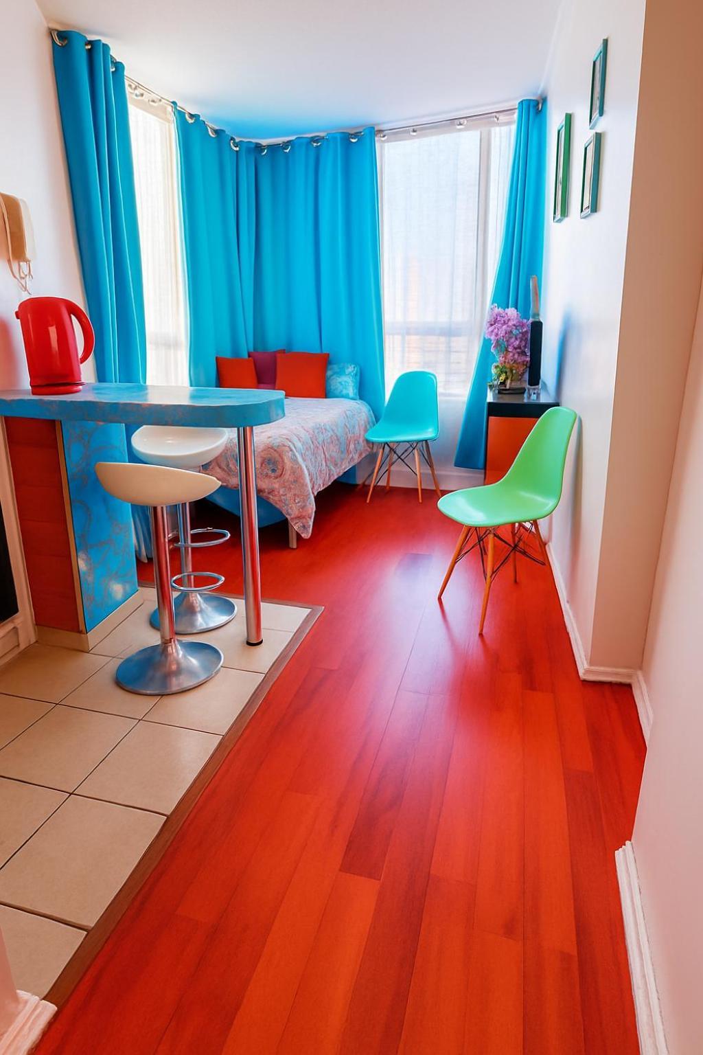 Depto Metro Santa Ana Apartamento